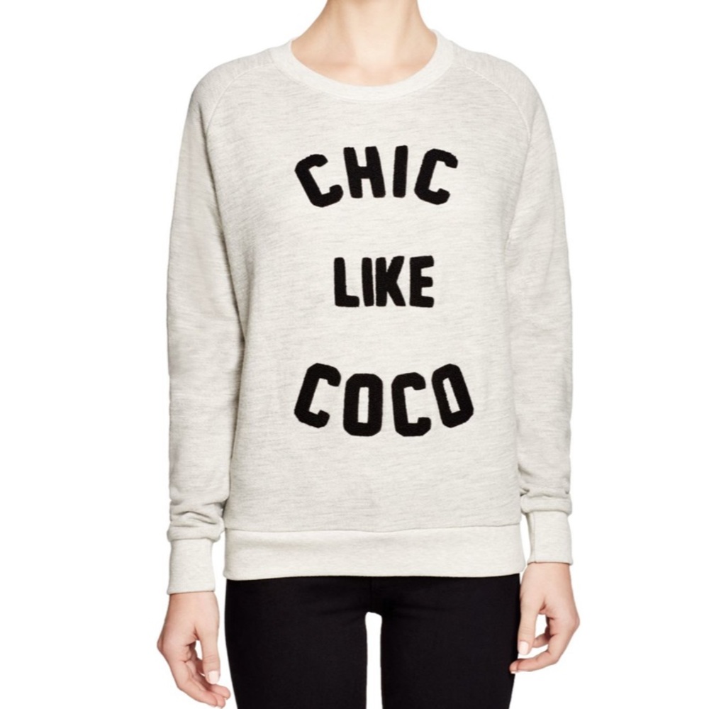 Trendy heather grey crew neck